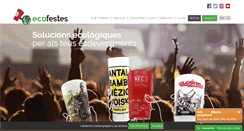 Desktop Screenshot of ecofestes.com