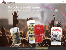Tablet Screenshot of ecofestes.com